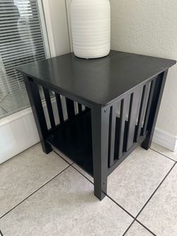 Black Side Table