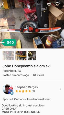 JOBE HONEYCOMB SLALOM SKI