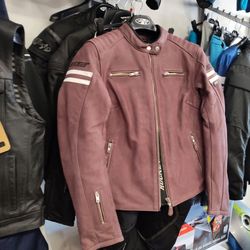 Joe Rocket Leather Motorcycle Jacket for women size large brand new real leather