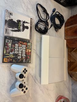 Sony PlayStation 3 Super Slim Console 500GB - White