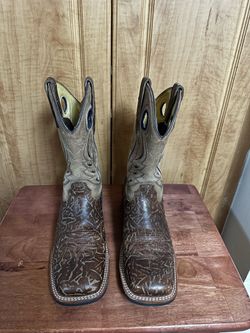 RANK 45 Warrior Leather Cowboy Boots Men’s 9D
