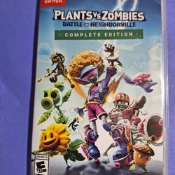 Plants Vs Zombies Nintendo Switch Game