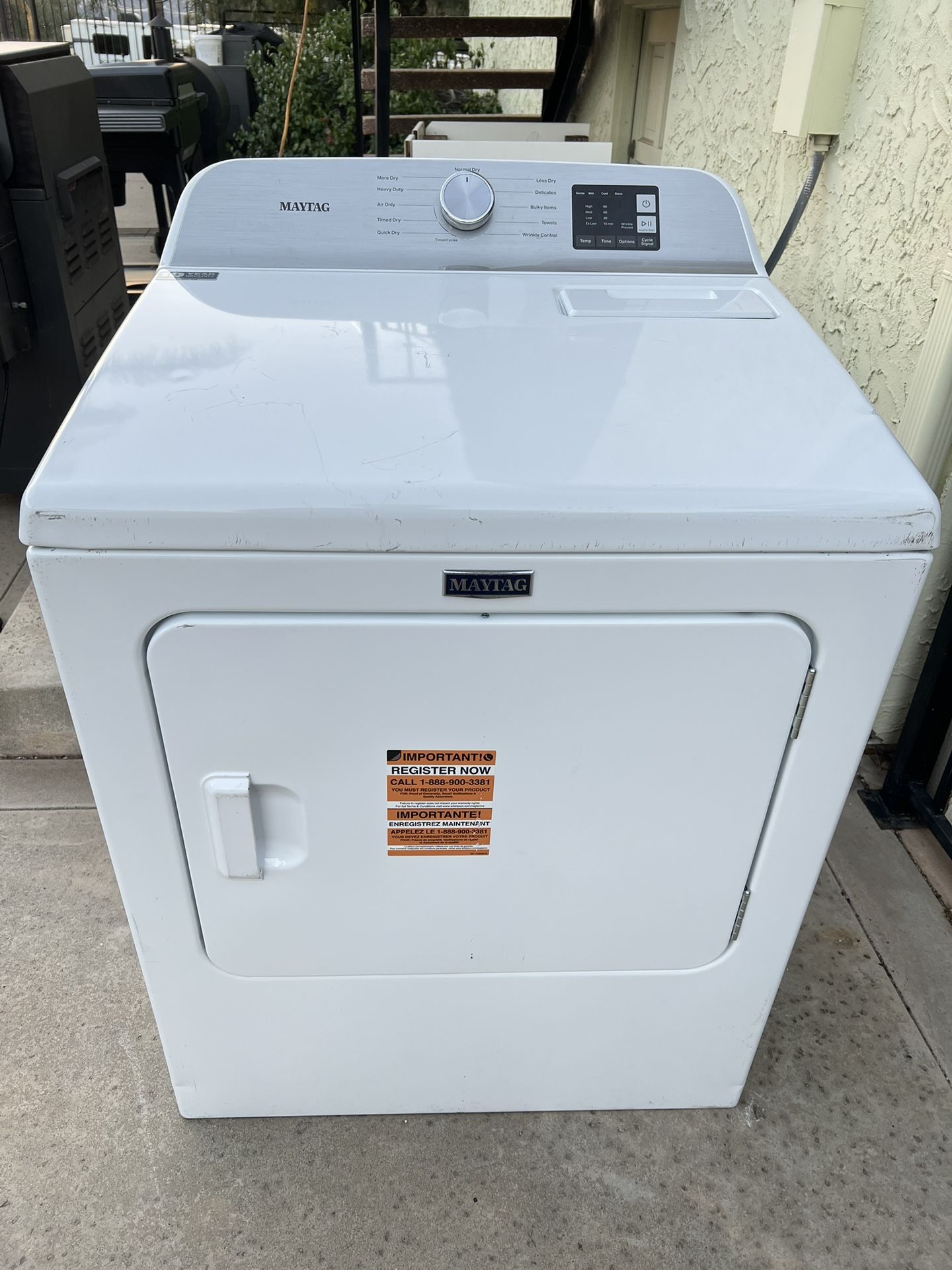 Maytag 7.0 Cu.Ft Electric Dryer with Moisture Sensing