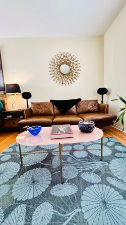 Article Silicus Pink Oblong Coffee Table
