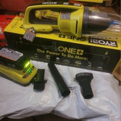 NEW Ryobi ONE+ 18V Cordless Wet/Dry Hand Vacuum PCL702B -With Battery & Charger 