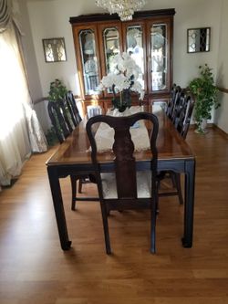 Dining table 6 Chairs And Buffet