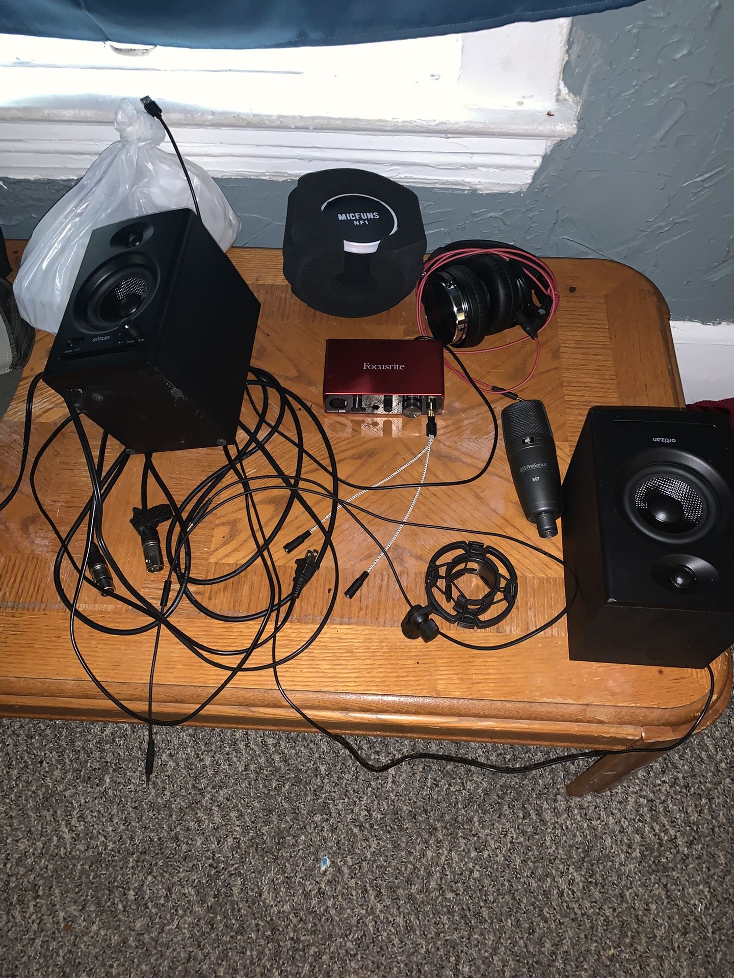 Studio Equipment $125