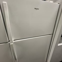Whirlpool Top Freezer Fridge 21cf White 