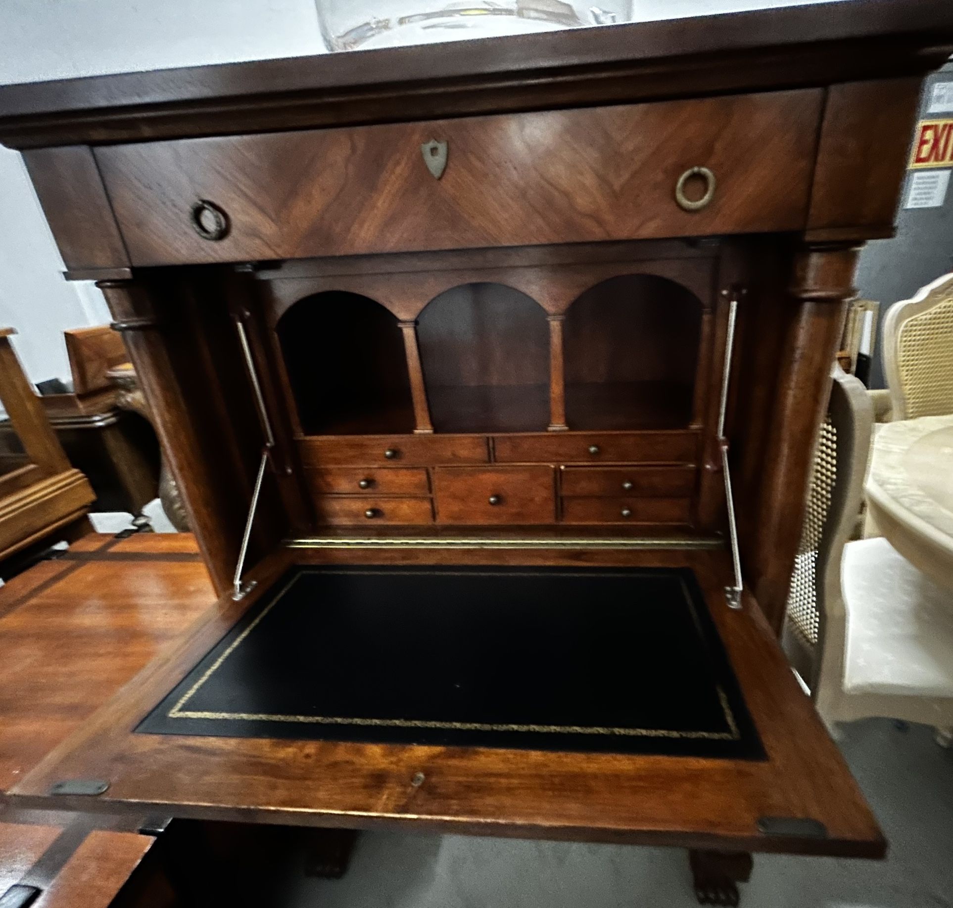 Secretary Desk Tall Chest Estate Furniture