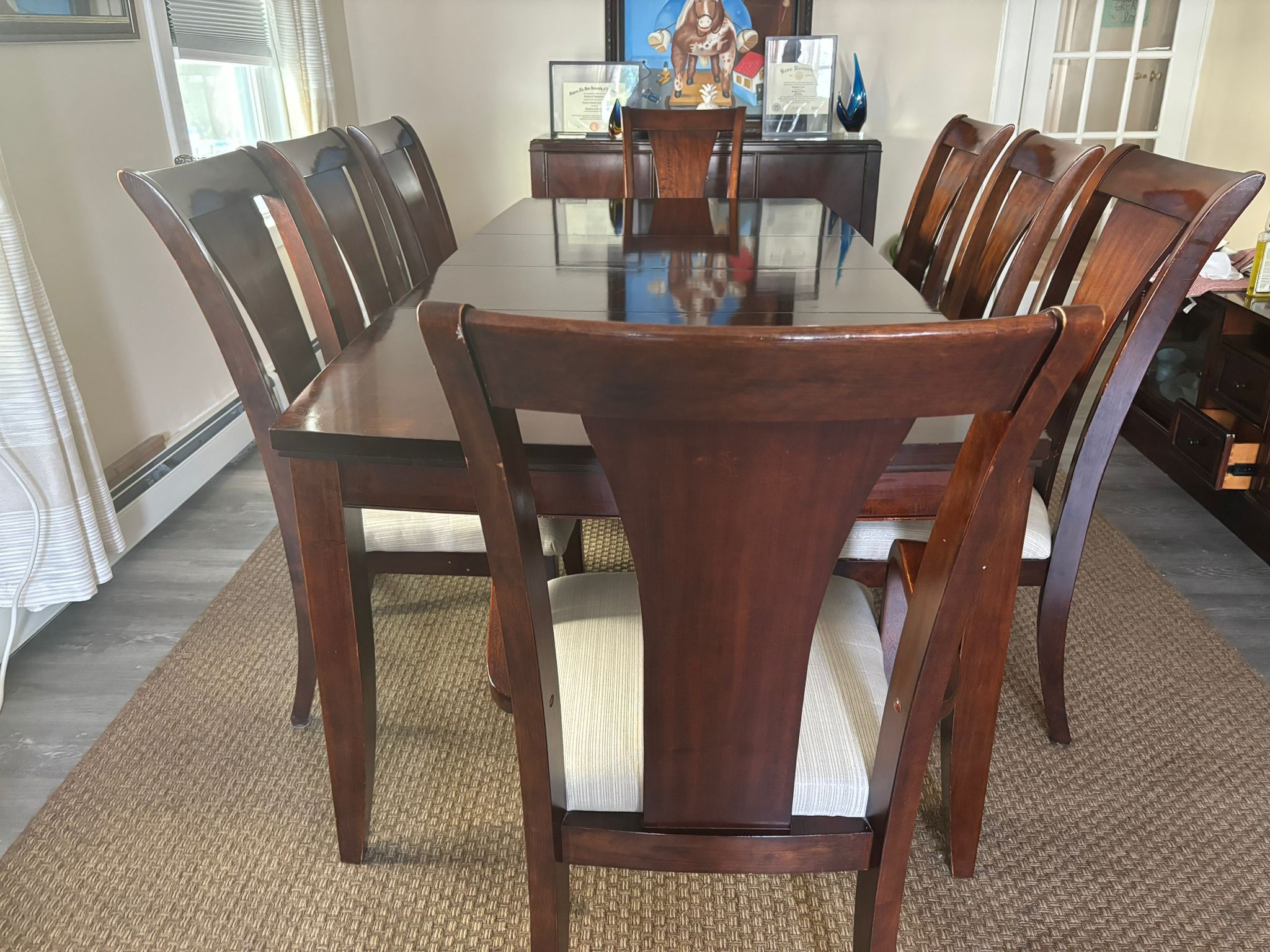 Metropolitan Contemporary 10-Piece (Dining Table, Buffet/server Table, 6 Side Chairs & 2 Arm Chairs) Dining Room Furniture Set, Created for Macy's,