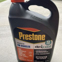Prestone Dexcool Orange Antifreeze