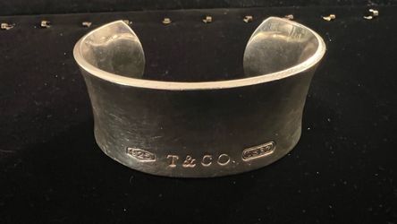 Tiffany & co silver cuff bracelet