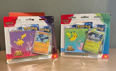 Pokémon 30th Celebration Tech Sticker Collection 2-Pack
