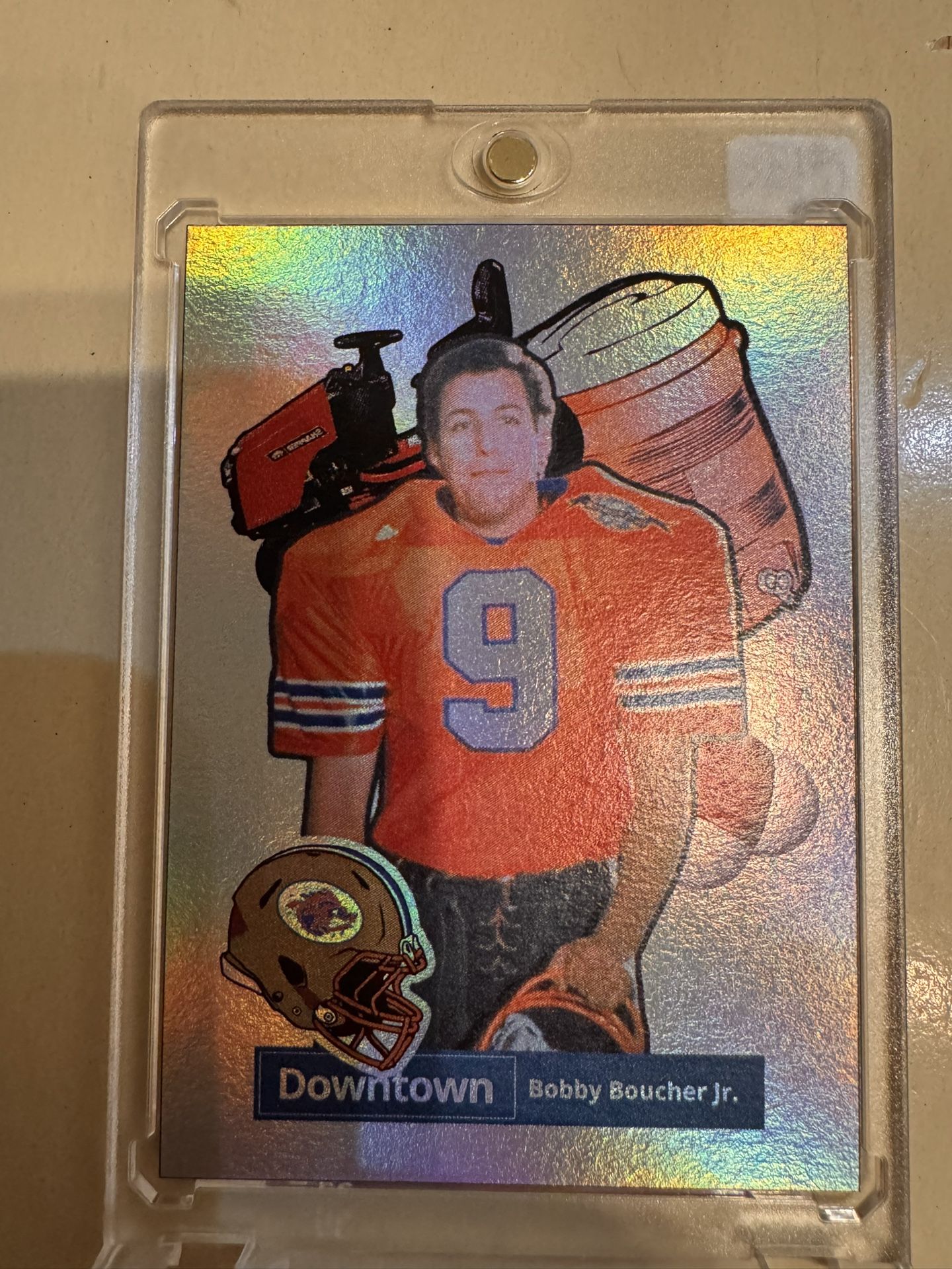 Bobby Boucher Jr. Custom Refractor Downtown Adam Sandler #BBJ-DT