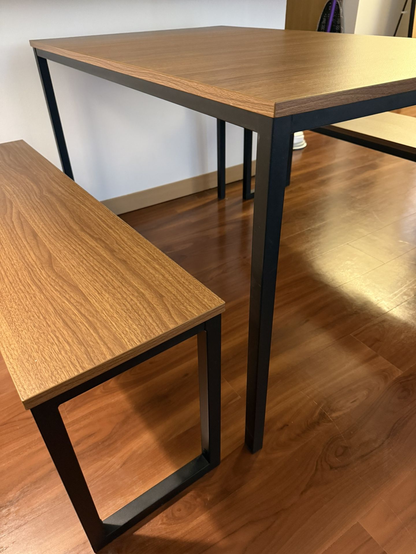 Dining Table With Bench Set Combo