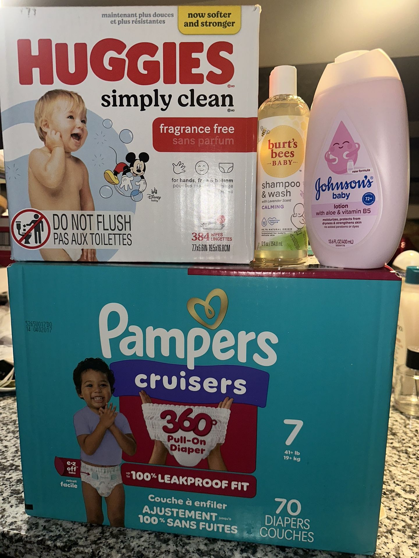 Pampers Cruisers 360 Size 7 Bundle