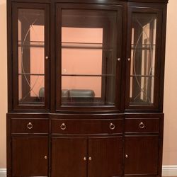 Display Case China Cabinet Wooden