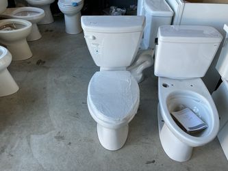 PROFLO Complete Two-Piece Comfort Height Elongated Toilet – White