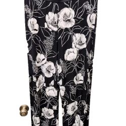 Alfani Women's Hawaiian Floral Pants Sz M