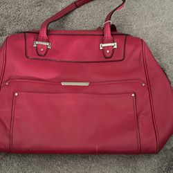 Coach Red Leather Bag