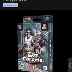 2025 Topps Chrome NFL Football Hanger Box
