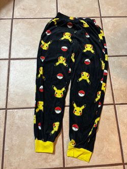 Juniors Pokemon Velour Pajama Pants Size M