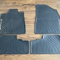 *FOR SALE* GENUINE OEM LEXUS RX ALL-WEATHER FLOOR MATS, BLACK