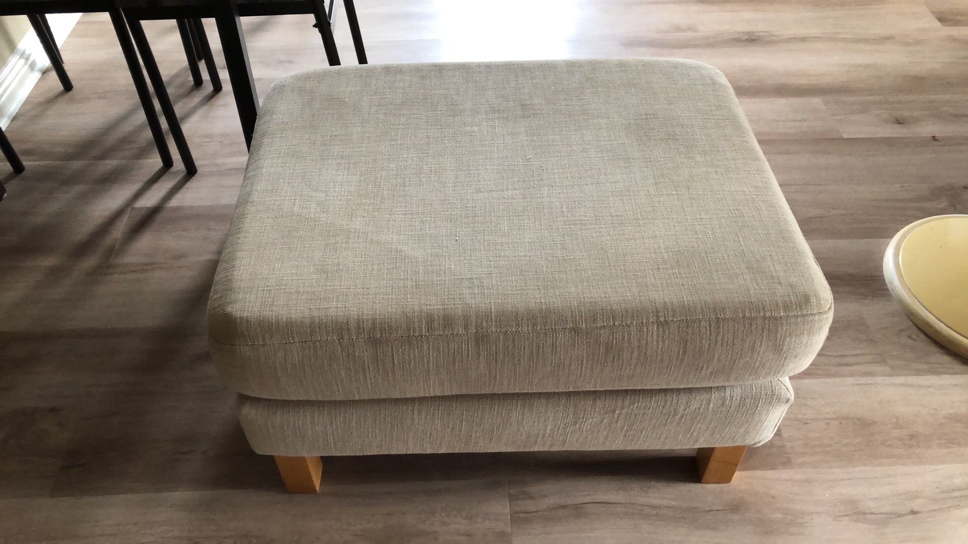 Beige Ottoman