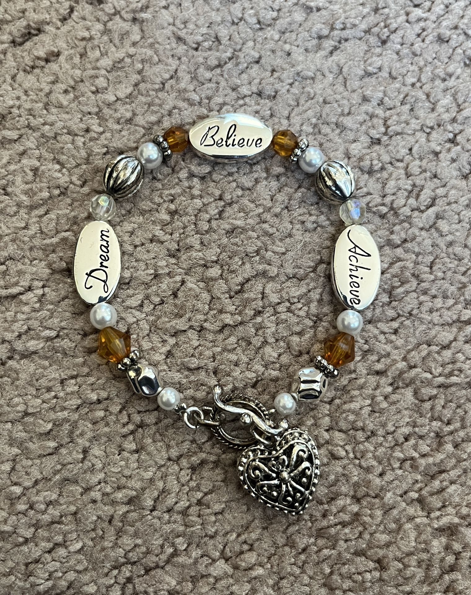 Crystal Beaded Bracelet Vintage