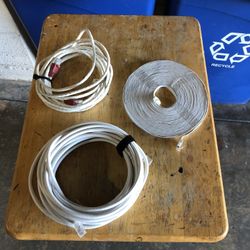 Cat 5e , Cat 6. Cables Flat & Regular 50 Ft , 25 Ft