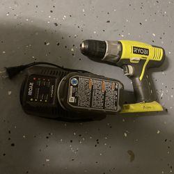 Ryobi Drill With battery and charger