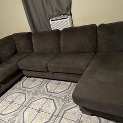 Sofa Convencional  Color Gris 