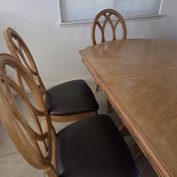 Dinning Set Real Wood 