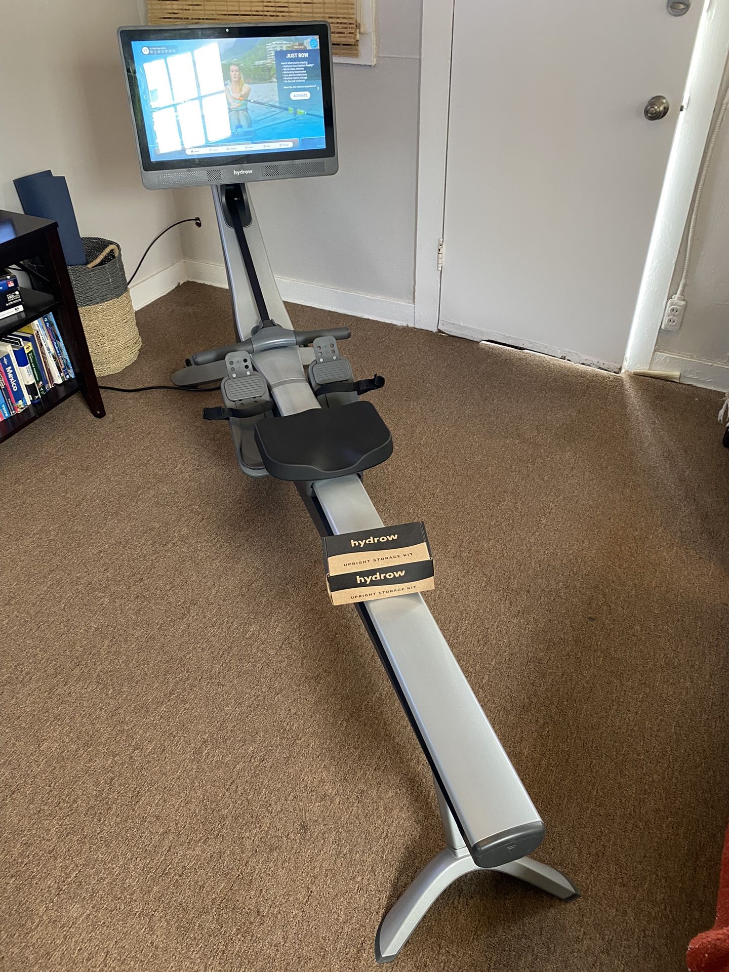 Hydrow Rower, Upright Storage Kit, Watch Link
