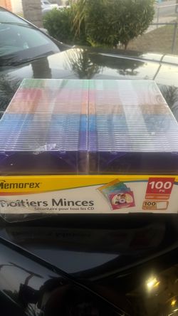 Unopen box of CD cases