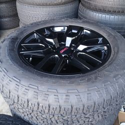 2026 NEW OEM ORIGINAL TAKEOFFS GMC SIERRA AT4 TIRES GOODYEAR ALL-TERRAIN 99 % $ 1599