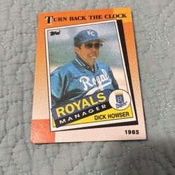 Royals Vintage Baseball Cards 