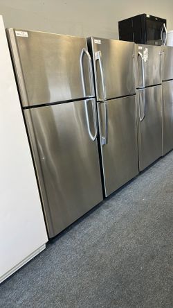 Stainless Steel Top Freezer Fridge 