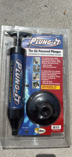 PLUNGE IT  The powerful Plunger Works Like A Air Pump Easy To Use , Powerful