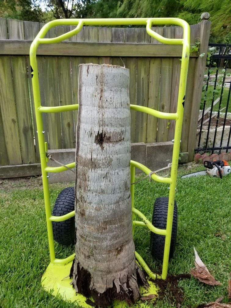 Diablo para cargar troncos pesados capasitado para 1000 Lbs