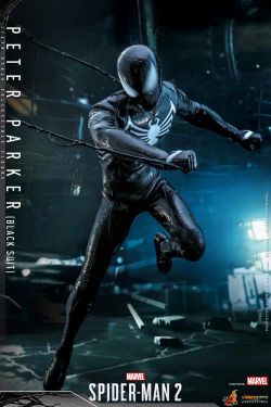 Hot Toys 1/6 Marvel's Spider-Man 2 Spider-Man (Black Suit) Figure VGM56
