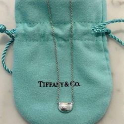 Tiffany Elsa Perreti Bean Pendant Necklace
