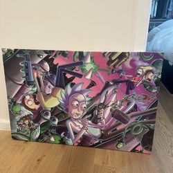Rick And Morty Canvas 