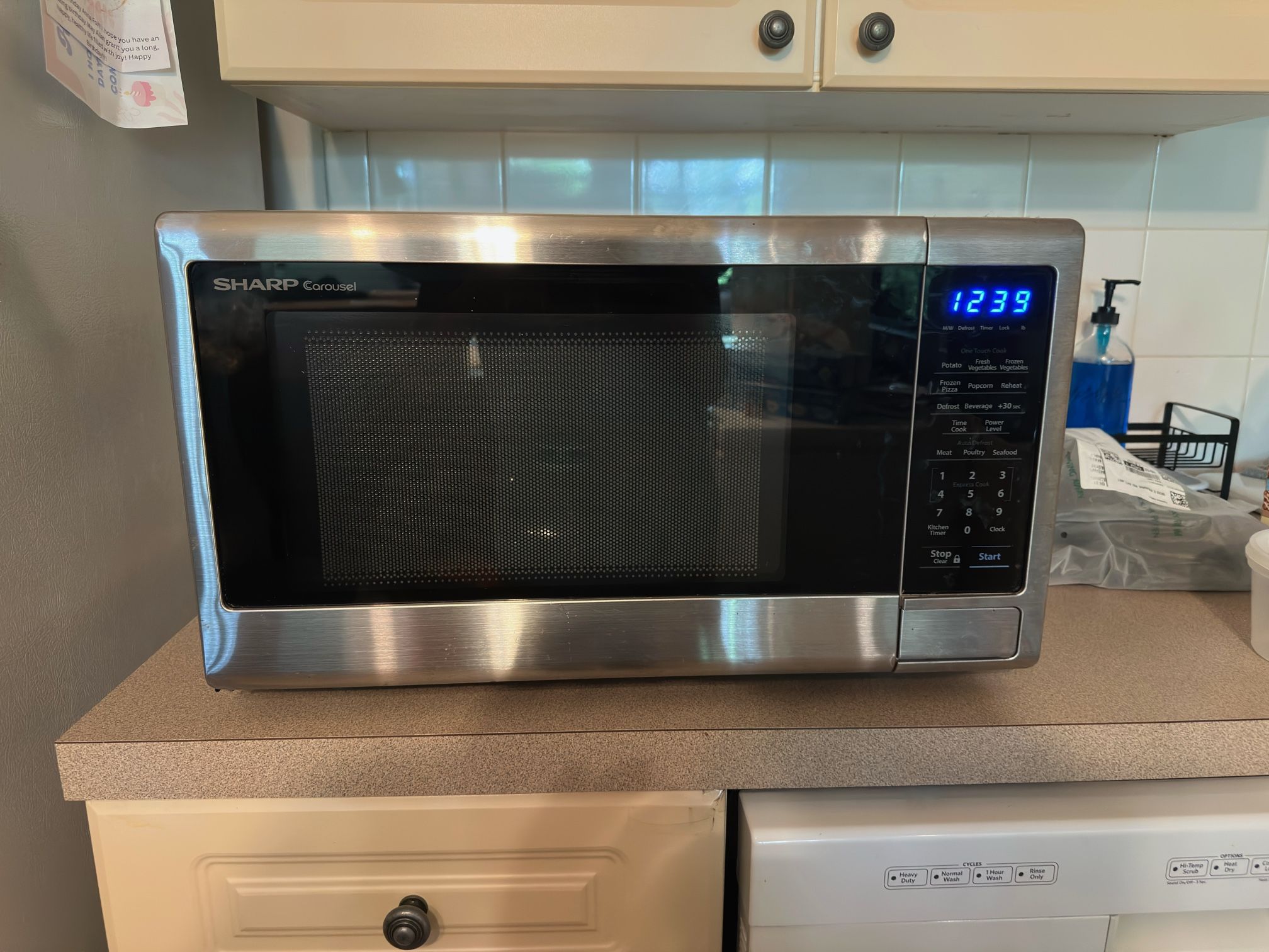 Large Sharp Carousel Microwave – $100 OBO (Originally $300)