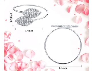 Crystal napkin ring holder silver $1 each new