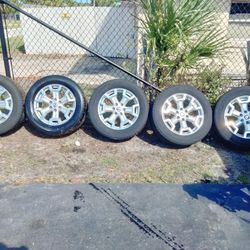 2017 NISSAN TITAN 265/60/20 WHEELS AND TIRES GREAT CONDITION 