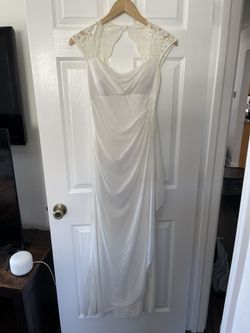 David’s Bridal Wedding Dress Only Worn Once 