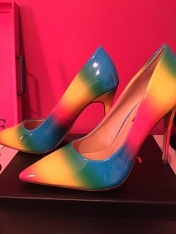 Ladies Rainbow Heels