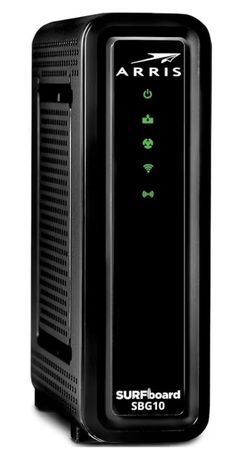 ARRIS (SBG10) - Cable Modem Router Combo - DOCSIS 3.0 16 x 4 Gigabit & AC1600 WiFi