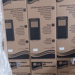 8000btuPortableAcByLG With WiFi. Complete Set New With Windows Hose And Remote. 